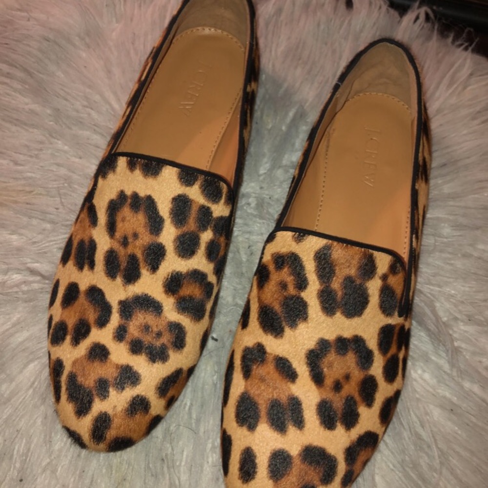 J crew Cheetah print flats